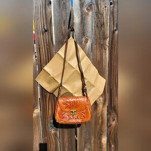 Patricia Nash Tooled Embossed Leather Bag